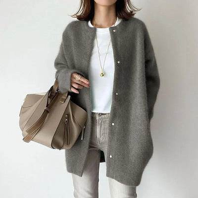 Juliette | Long cardigan in soft wool