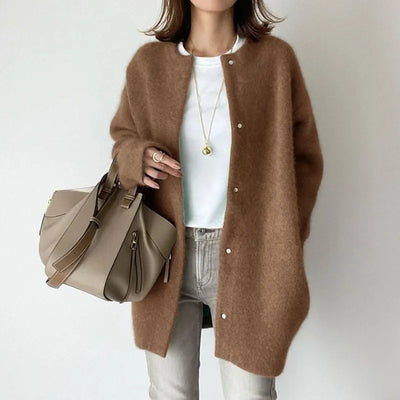 Juliette | Long cardigan in soft wool