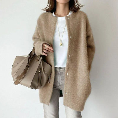 Juliette | Long cardigan in soft wool