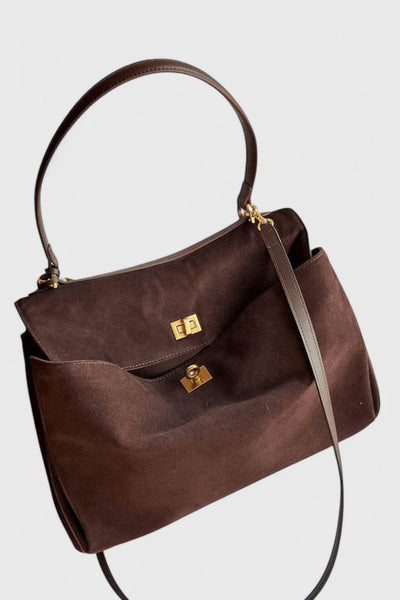 Henna | Suede shoulder bag