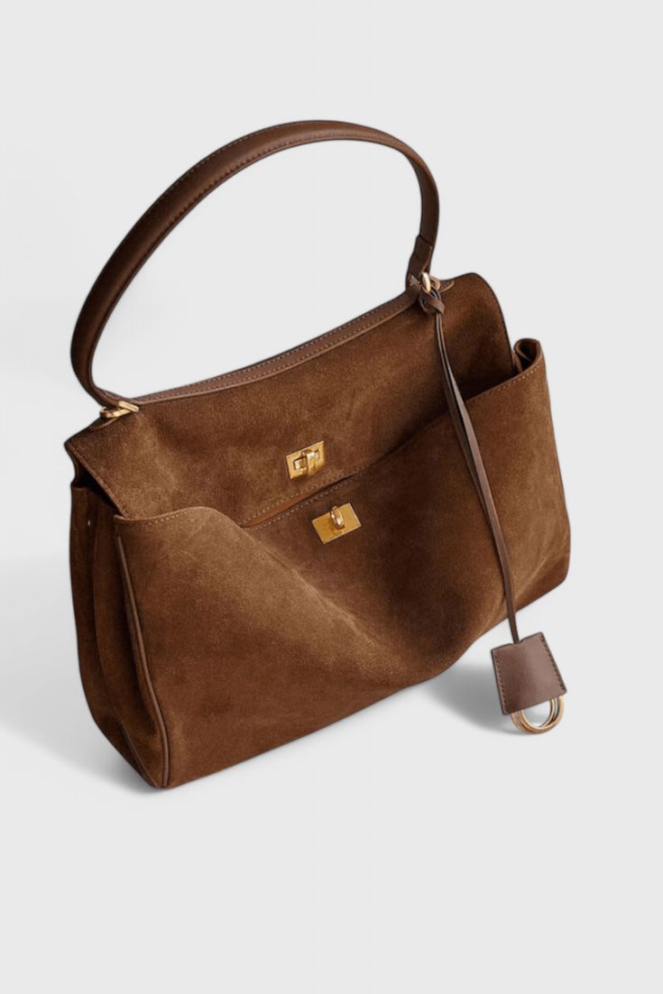 Henna | Suede shoulder bag